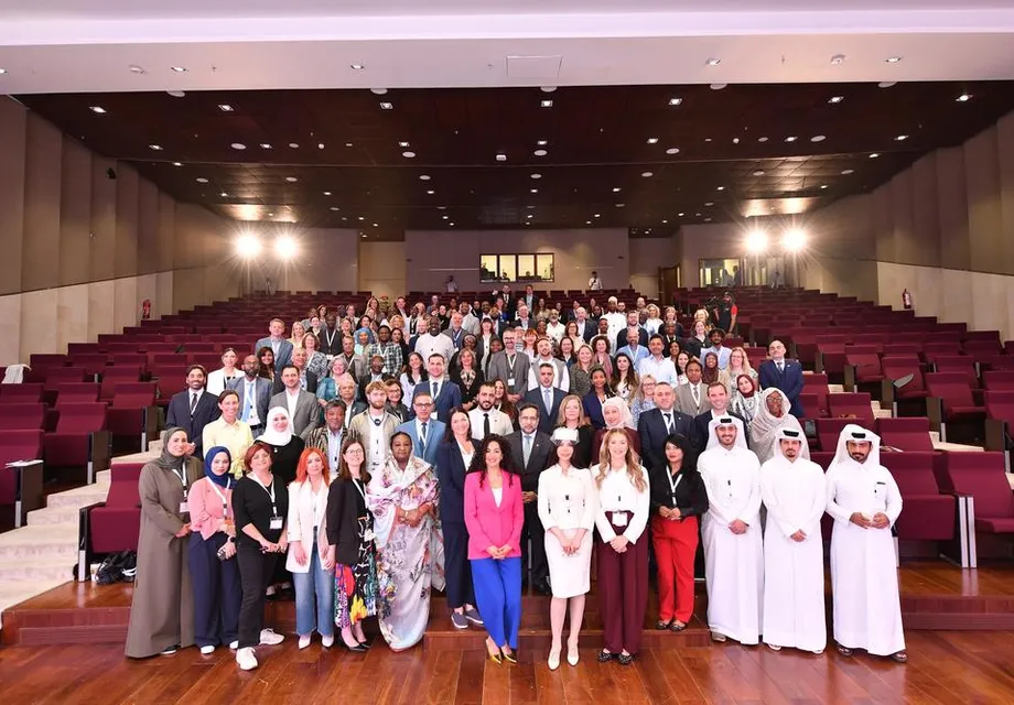 Photo de groupe à la Humanitarian Leadership Conference, Doha 2025